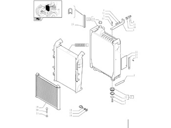 Radijator NEW HOLLAND