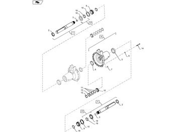 Osovina i delovi NEW HOLLAND