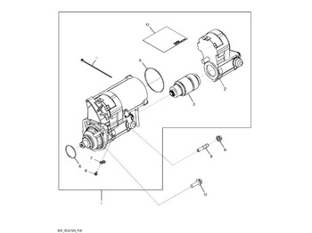Elektropokretač JOHN DEERE