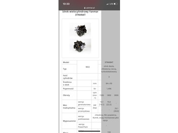 Motor i delovi YANMAR