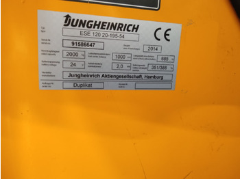 Kolica za palete Jungheinrich ESE120/1950mm: slika 2