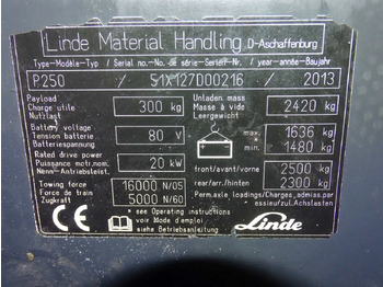 Vučno vozilo Linde P250: slika 5 Vučno vozilo Linde P250: slika 5