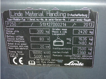 Vučno vozilo Linde P250: slika 2