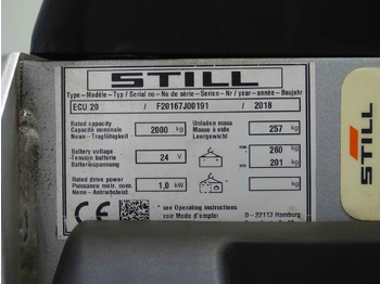 Kolica za palete STILL ECU20: slika 2