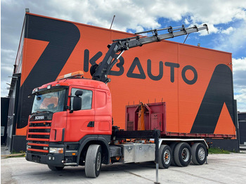 Kamion sa hidrauličnom kukom SCANIA R144