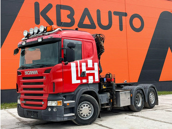Kamion sa tovarnim sandukom, Kamion sa dizalicom Scania R 560 6x2 HMF2220 K4 / RETARDER: slika 2 Kamion sa tovarnim sandukom, Kamion sa dizalicom Scania R 560 6x2 HMF2220 K4 / RETARDER: slika 2