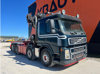 Kamion sa kablovskim sistemom, Kamion sa dizalicom Volvo FM 480 8x2 HIAB 288 EP-5 HIPRO / WIRE LIFT L=5200 mm: slika 4