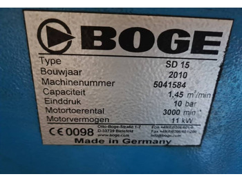 Kompresor za vazduh Kompresor śrubowy Boge SD 15, 11 kw: slika 5