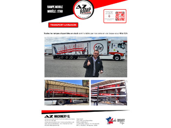 Utovarna rampa novi AZ RAMP STAR- 10T-ZR mobile loading ramp: slika 4