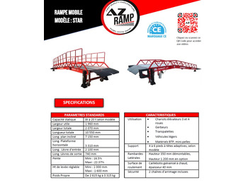 Utovarna rampa novi AZ RAMP STAR- 10T-ZR mobile loading ramp: slika 2