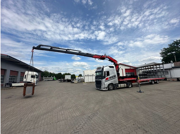 Plato poluprikolica novi Wiese Stufensattel Tieflader mit Kran Fassi F545: slika 3