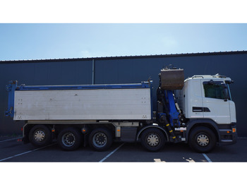 Kamion sa dizalicom Scania G 490 10X4 CABLE SYSTEM TRUCK WITH PALFINGER Q180Z95TR CRANE: slika 4