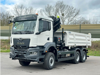 Istovarivač, Kamion sa dizalicom MAN TGS 33.440 6x6 /3-Seiten- Kipper /  HIAB 228-4: slika 2