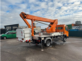 Vazdušna platforma montirana na kamion, Dostavno vozilo Mercedes-Benz 815 4x2 Hubarbeitsbühne Wumag  170 high 17 m: slika 3