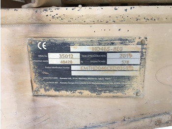 Kiper sa krutom šasijom/ Kiper za kamen Komatsu HD465-8EO: slika 5