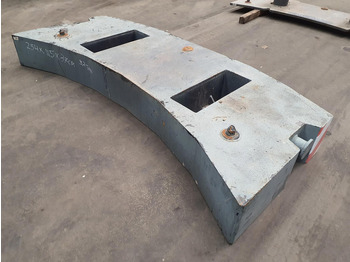 Kontra teg za Građevinska mašina Terex Terex Demag Challenger 4200 counterweight 3.2 Ton: slika 2