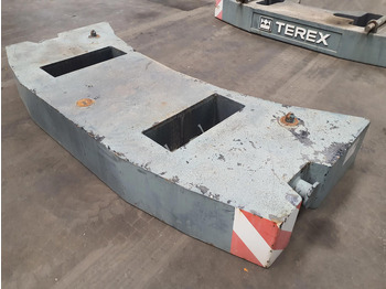 Kontra teg za Građevinska mašina Terex Terex Demag Challenger 4200 counterweight 3.2 Ton: slika 4