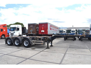 Poluprikolica za prevoz kontejnera/ Poluprikolica sa promenjivim sandukom Pacton T3-010 - 2 x LIFT AXLE - BPW AXLES - DRUM BRAKES - 2 x EXTENDABLE -: slika 5