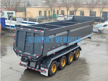 Poluprikolica istovarivača za prevoz glomaznih materijala novi SUNSKY 4-Axle Dump Semi-trailer: slika 2