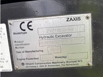 Bager guseničar Hitachi ZX 210 LC-5 B: slika 5