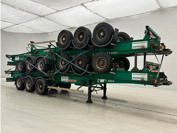 Poluprikolica za prevoz kontejnera/ Poluprikolica sa promenjivim sandukom GT Trailers 4 x Skelet 2 x 20-40 ft: slika 3 Poluprikolica za prevoz kontejnera/ Poluprikolica sa promenjivim sandukom GT Trailers 4 x Skelet 2 x 20-40 ft: slika 3