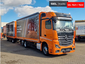 Kamion sa ceradom Mercedes-Benz Actros 2548 / Retarder / Aluklappen / Euro 6E: slika 3