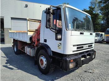 Istovarivač, Kamion sa dizalicom Iveco Eurotech 190 E27 - TIPPER + CRANE FASSI - 350 250KM: slika 3