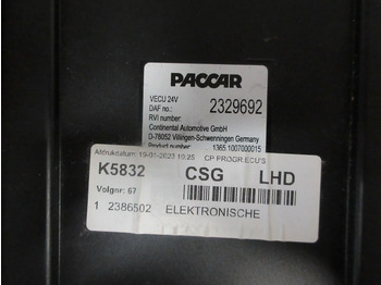 Električni sistem za Kamion DAF 2329692 // 2386502 VECU .CSG MODULEN DAF XG 480 MODEL 2023: slika 4