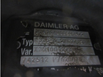 Diferencijalna brzina za Kamion Mercedes-Benz R325-6,2/C17,5 TYPE 742512/RATIO 3,416/MERCEDES BENZ ATEGO 916 EURO 6: slika 5