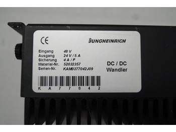 Električni sistem za Oprema za rukovanje materijalima Jungheinrich 52032357 | Omvormer Transformer 48V -> 24V/5A for EKS310 sn. KAM Omvormer Transformer 48V -> 24V/5A for EKS310 sn. KAMO377042J09: slika 3