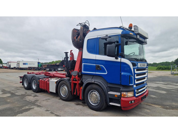Kamion sa hidrauličnom kukom, Kamion sa dizalicom Scania R500 8X4 Epsilon E250Z95: slika 4