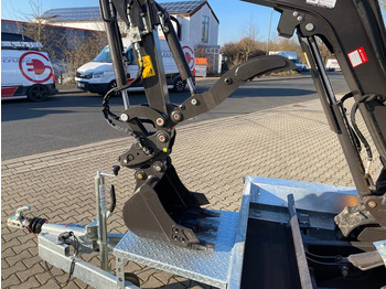 Mini bager, Prikolica Minibagger BK2000NKSR + Tieflader + Zubehör *INKL.19% MWST*BERGER KRAUS*KUBOTA* KLIMA*SCHWENKARM*VERSTELLFAHRWERK*: slika 5