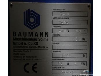 Štamparska mašina Baumann BA 6: slika 2