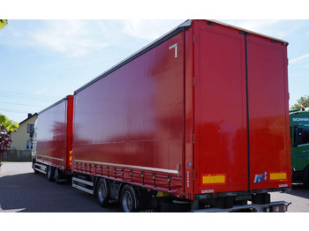 Kamion sa ceradom DAF XF 480 EURO 6 ZESTAW TANDEM PRZEJAZDOWY 120 M3  7,8 M + 7,8 M WECON: slika 3
