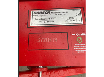 Oprema za obradu zemljišta novi Horsch TRANSFORMER 6 VF: slika 4