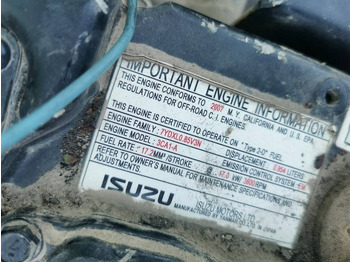 Motor za Građevinska mašina Isuzu 3CA1-AZP01: slika 3