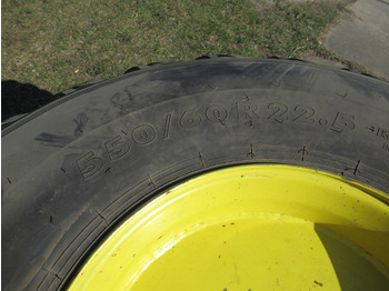 Kompletan točak za Mali traktor John Deere 5515V NOKIAN 550/60R22.5 + Voor Banden + Velg: slika 5