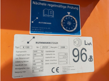 Vazdušna platforma montirana na kamion Mercedes-Benz VARIO 816D 4x4 HUB Steiger Ruthmann K130: slika 2 Vazdušna platforma montirana na kamion Mercedes-Benz VARIO 816D 4x4 HUB Steiger Ruthmann K130: slika 2