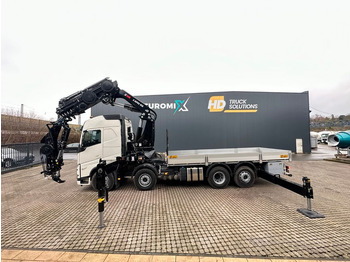Kamion sa dizalicom, Kamion sa tovarnim sandukom novi Volvo FH500 8X4 Kran HIAB X-HiPro858E-8 & Jib150x-6: slika 2