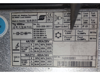 Oprema za varenje ESAB AB Tig 400iw: slika 4