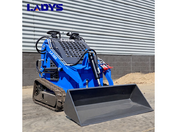 Mini utovarivač novi LADYS LA380 Mini Skid Steer Loader Compact Track Diesel Cheap Mini Skid Steer Loader For Sale With Mini Skid Steer Attachments 4 In 1 Bucket: slika 2