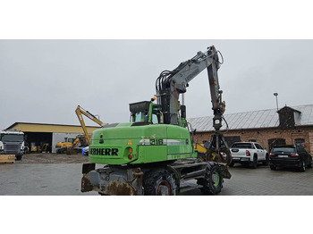 Bager točkaš Koparka kołowa Liebherr A 316 Litronic chwytak podpory pług: slika 5