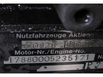 Motor za Kamion MAN D0826 LF04 MAN M 90: slika 2