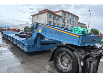 Niska poluprikolica za prevoz za prevoz teških mašina novi TITAN 2 Axle 80 Ton Detachable Gooseneck Trailer for Sale In Nigeria: slika 3