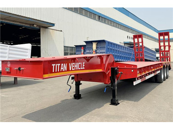 Niska poluprikolica za prevoz novi TITAN 3 Axle 60 Ton Truck Lowbed Trailer for Sale In Kenya: slika 2