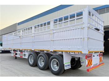 Poluprikolica za prevoz stoke za prevoz glomaznih materijala novi TITAN 80 Ton Fence Cargo Trailer for Sale In Mali: slika 3