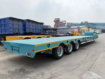 Niska poluprikolica za prevoz za prevoz teških mašina novi TITAN Drop Deck Semi Trailer for Sale in Kuwait: slika 3