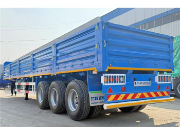 Plato poluprikolica za prevoz glomaznih materijala novi TITAN Drop Side Semi Trailer for Sale In Democratic Republic of the Congo: slika 2