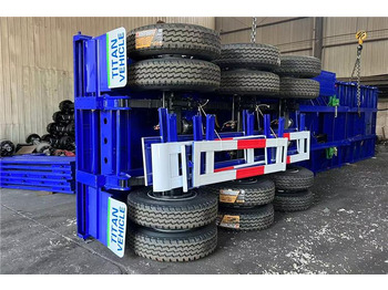 Plato poluprikolica za prevoz glomaznih materijala novi TITAN Tri Axle Grain Trailer for Sale In Djibouti: slika 4