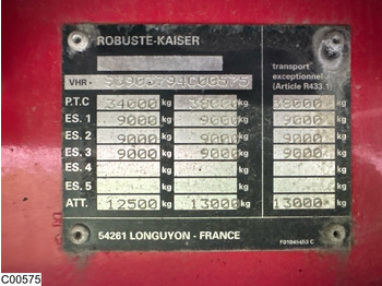 Plato poluprikolica ROBUSTE open laadbak 4.60 MTR extendable: slika 5 Plato poluprikolica ROBUSTE open laadbak 4.60 MTR extendable: slika 5